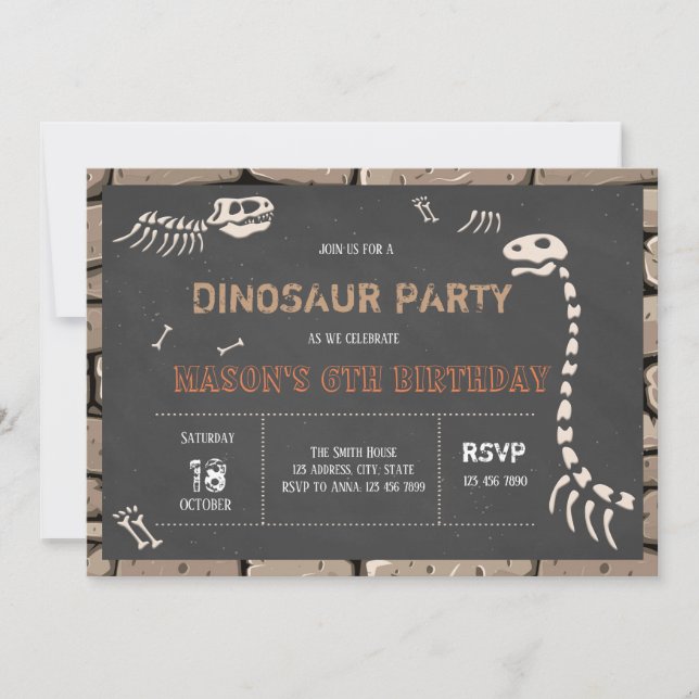 Invitation à l'anniversaire du musée (Devant)