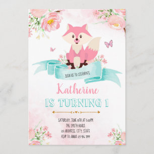 Invitation à l'anniversaire du renard