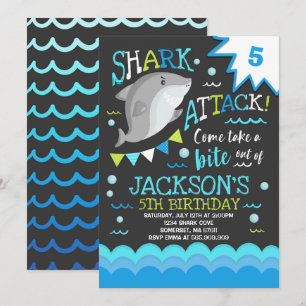 Invitation à l'anniversaire du requin