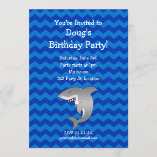 Invitation à l'anniversaire du requin