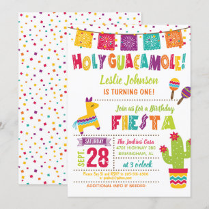 Invitation à l'anniversaire du Saint Guacamole - K