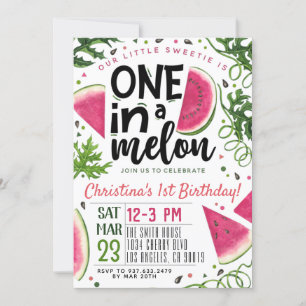 Invitation à l'anniversaire d'un Melon
