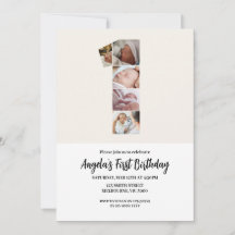 Invitation à l'anniversaire - Numéro 1