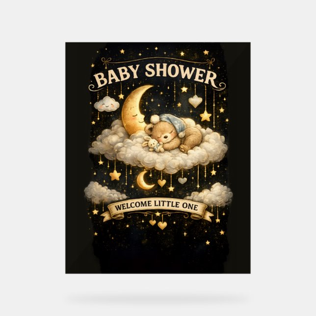 Invitation à l'aventure pour Baby Shower (Recto)