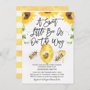 Invitation à l'Baby shower à thème neutre pour les