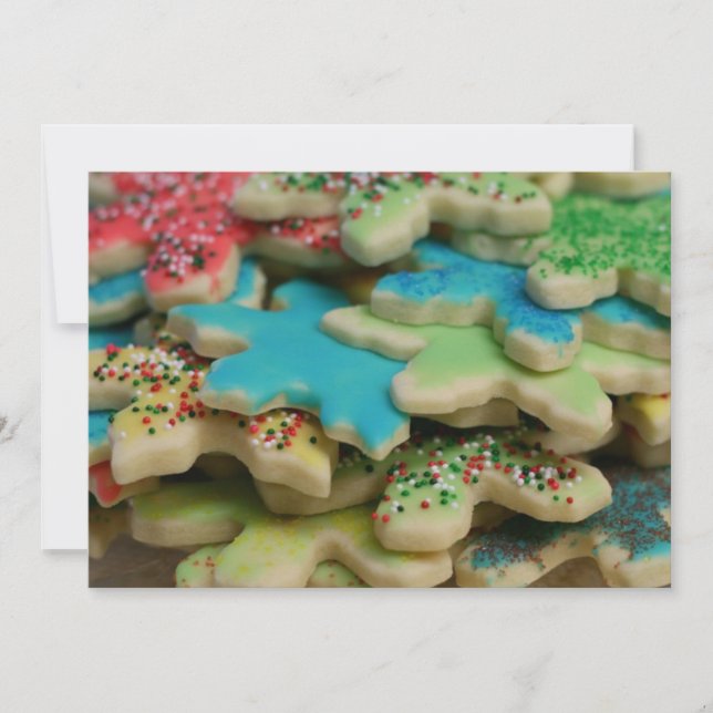 Invitation à l'échange de cookies de vacances (Devant)