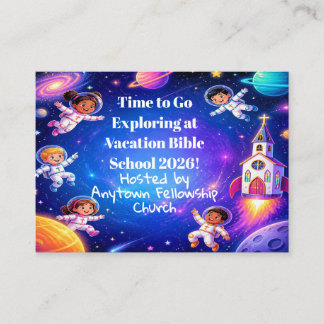 Invitation à l'école biblique de vacances Explorer