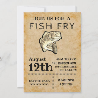 Invitation à l'effilée de poisson