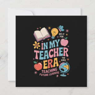 Invitation À l'ère de mon enseignement Retour à l'école Mater