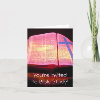 Invitation à l'étude biblique