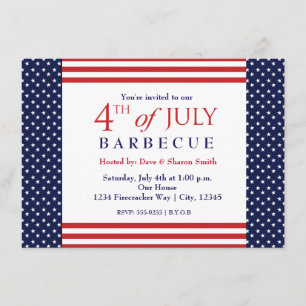 Invitation à l'événement 4 juillet Independence Pa