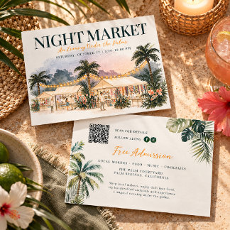 Invitation à l'événement du Marché nocturne tropic