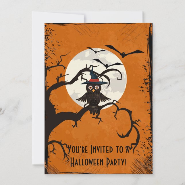 Invitation à l'Halloween de la Pleine lune de la C (Devant)