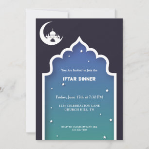 Invitation à l'iftar Ramadan kareem