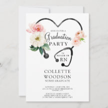 Invitation à l'obtention du diplôme d'infirmière f