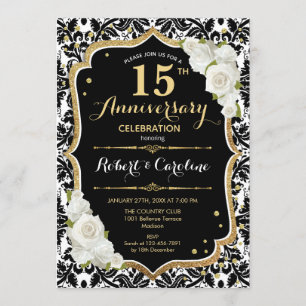 Invitation à l'occasion du 15e anniversaire - Blac