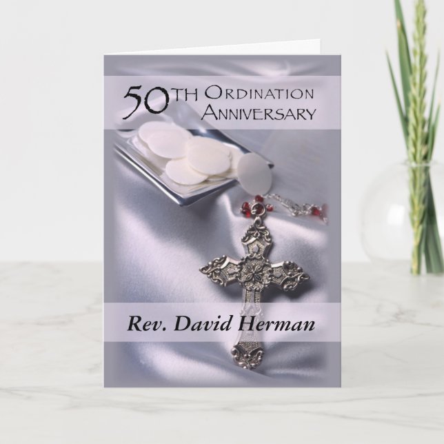 Invitation à l'occasion du 50e anniversaire de l'o (Devant)