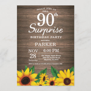 Invitation à l'occasion du 90e anniversaire de la