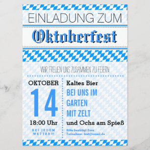 Invitation à l'Oktoberfest