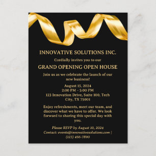 Invitation à l'Open House New Business
