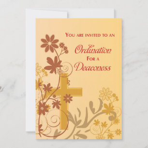 Invitation à l'ordination de diaconesse Croix Tour