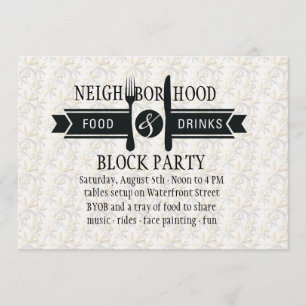 Invitation à manger et à boire