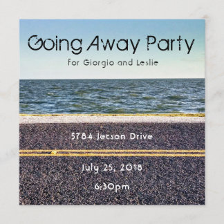 Invitation à Ocean Drive Going Away Party