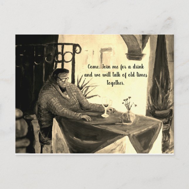 Invitation à parler du bon vieux temps (Devant)