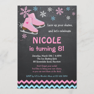 Invitation à patiner sur glace / Invitation de pat