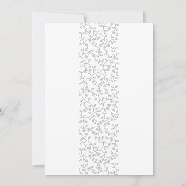 Invitation à plat (Devant)