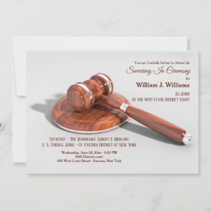 Invitation à prêter serment à l'aide d'une jauge e