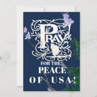 Invitation À Prier Pour La PAIX Des USA