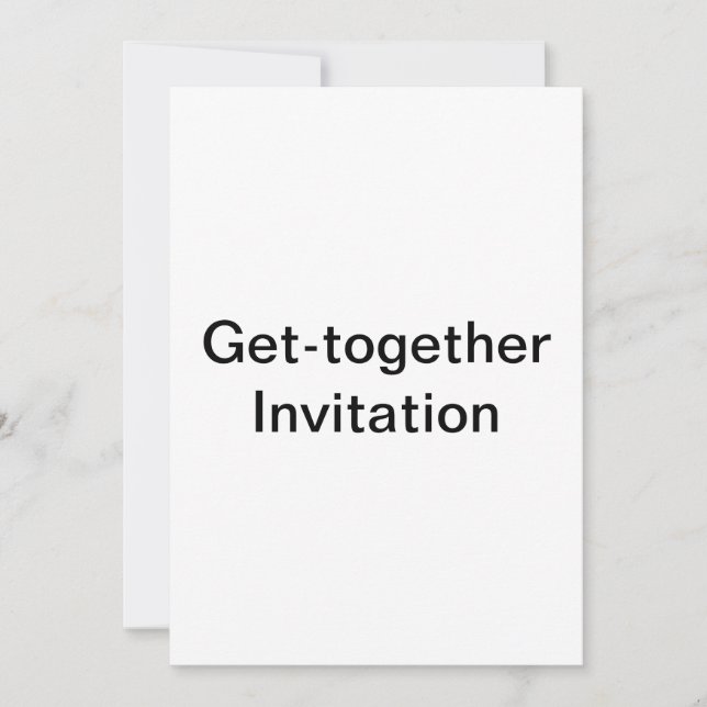 Invitation à se rassembler (Devant)
