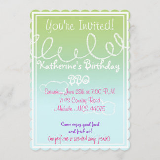 Invitation à sensibilité chimique multiple