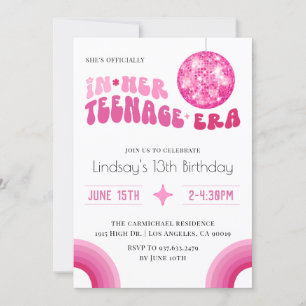 Invitation À son âge d'adolescence Anniversaire Super