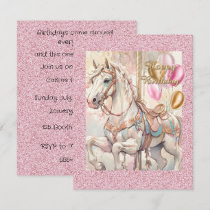 Invitation à télécharger pour la fête de carrousel