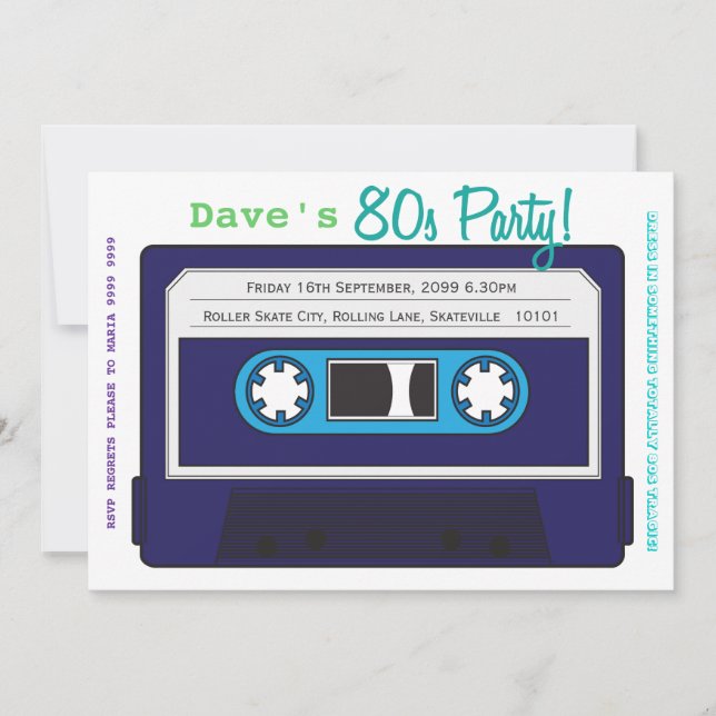 Invitation à thème de la fête de la bande de la Ca (Devant)