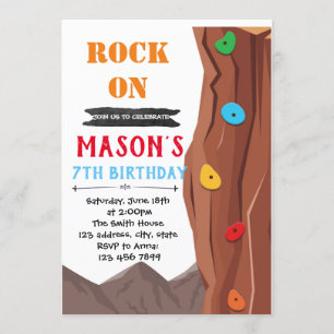 Invitation à thème pour l'anniversaire de la escal