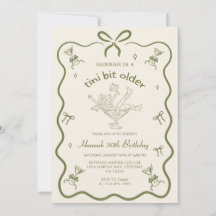 A Tini Bit Older Espresso Martini Bow Birthday