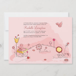 Invitation à un Baby shower à deux ans