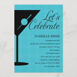 Invitation à un bachelorette ou à une douche nupti