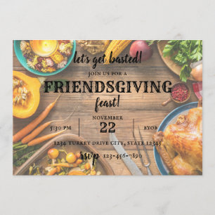 Invitation à un dîner de Thanksgiving