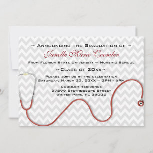 Invitation à un diplôme d'études Médicales de stét