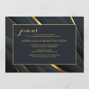 Invitation à un événement de support élégant