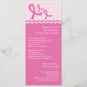 Invitation à un événement sur le cancer du sein du
