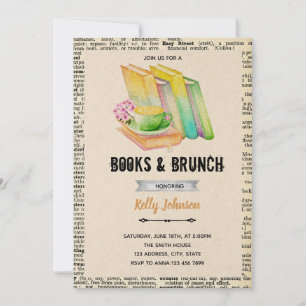 Invitation à un livre et brunch party