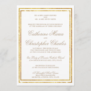 Invitation à un mariage à la frontière Gold avec u