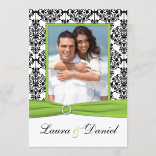 Invitation à un mariage avec un crétin blanc et no