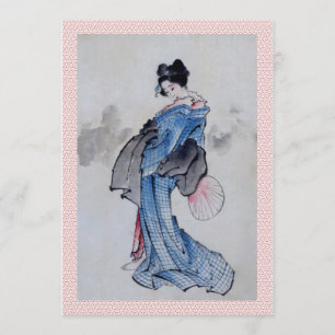 Invitation à un mariage de Geisha