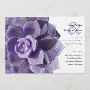 Invitation à un mariage victorien avec Lilac Layer
